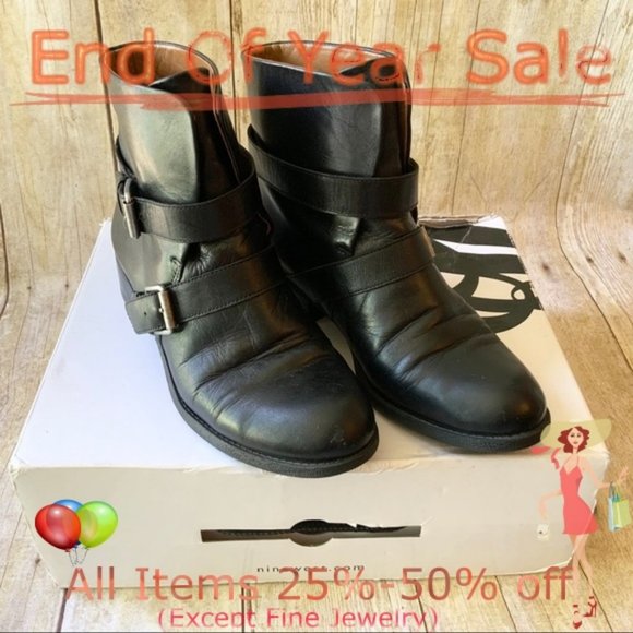 Nine West Shoes - Nine West Women’s Ankle Black Boots, size 5M